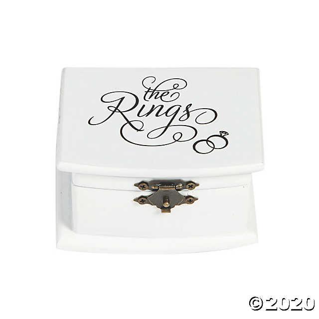 Lillian Rose™ White Ring Box