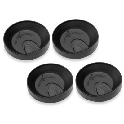 Tervis® 16-Oz. Black Travel Lids (Set of 4)