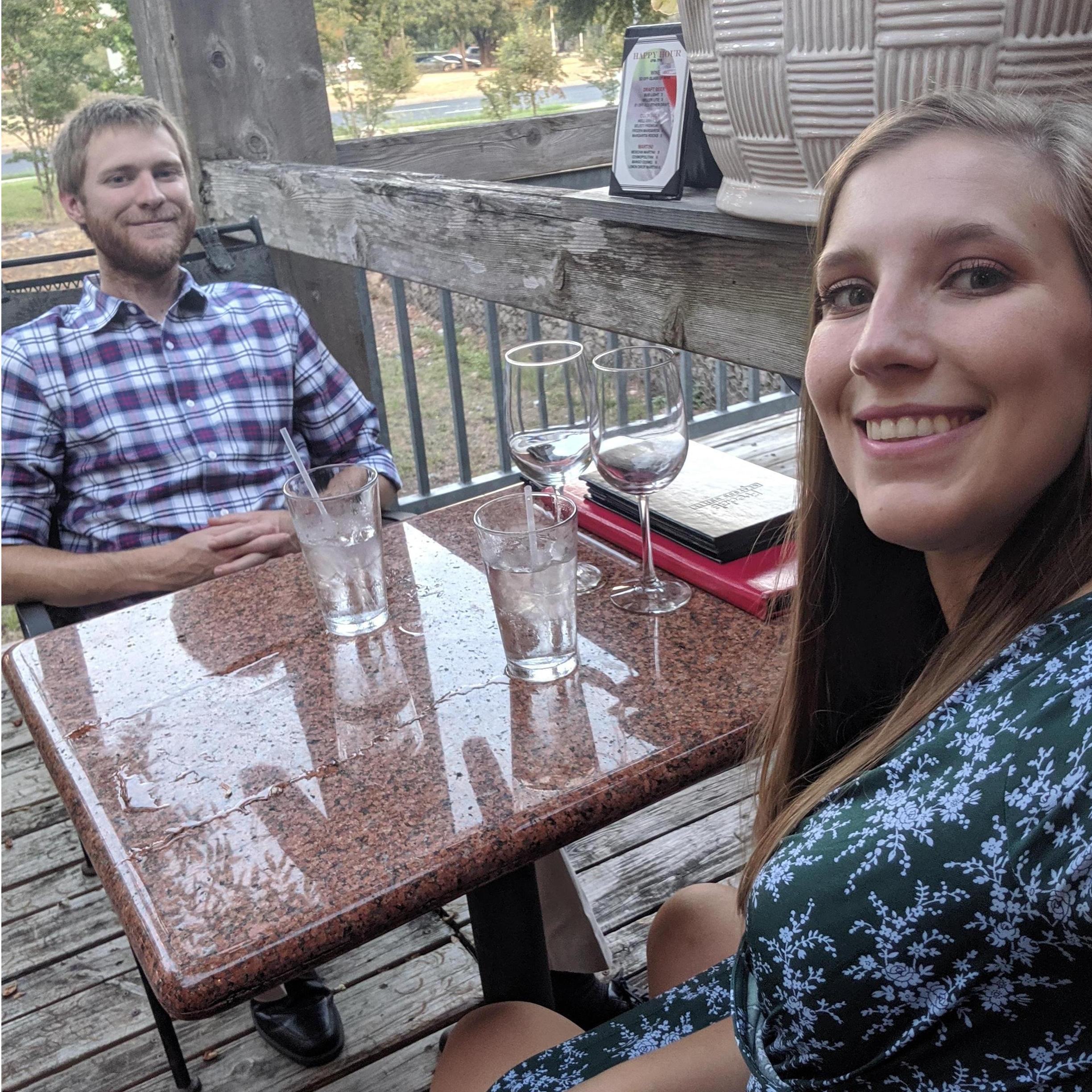 Celebrating 1 year till the big day-- September 2019