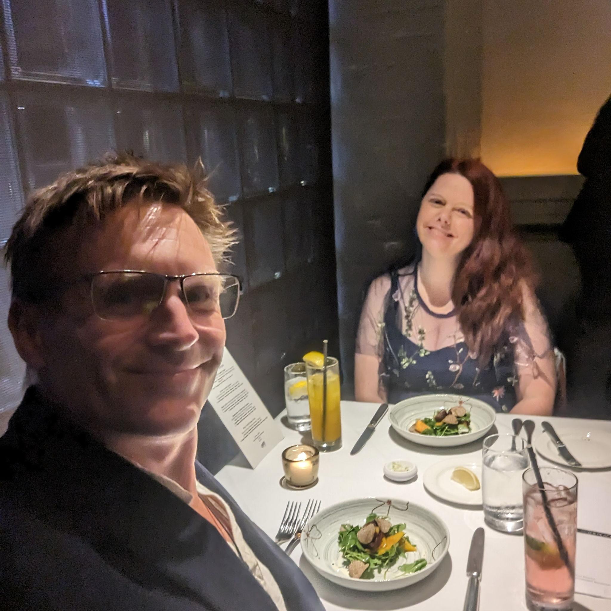 Fancy Birthday dinner. Sept 2023