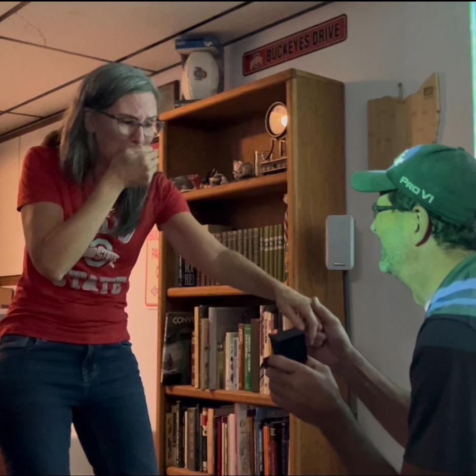 She said yes!