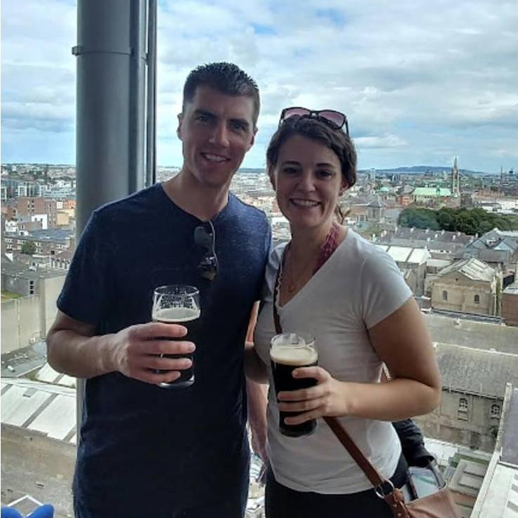 Our first international Trip together brought us to the Guinness Factory in Dublin!