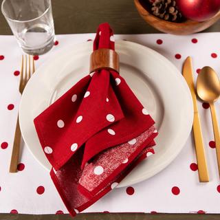 Reversible Polka Dot Placemat, Set of 4