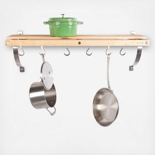 Wall Mounted Pot Rack