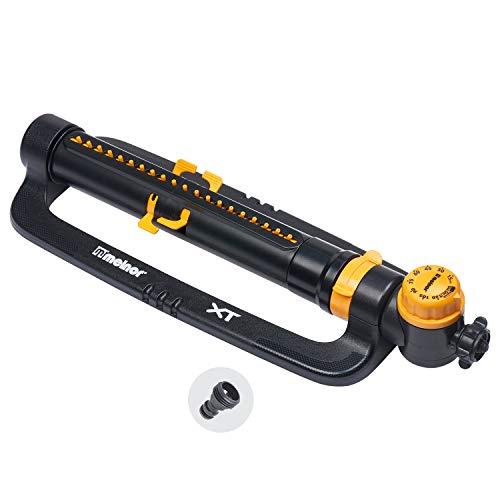Melnor 65021-AMZ XT Turbo Oscillator with 2-Way Adjustment and Timer with QuickConnect Product Adapter Set, Amazon Bundle