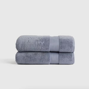 Turkish Ultra Plush Bath Towel (Set of 2) in Mineral