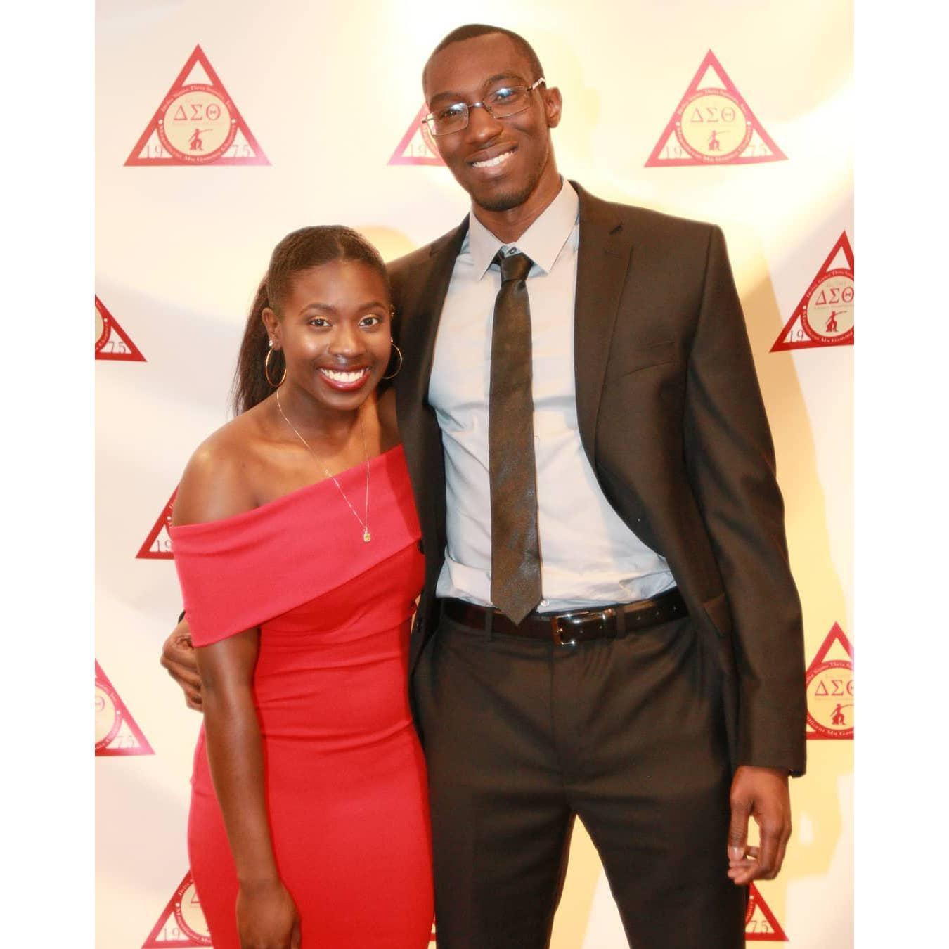 When we took this picture, everyone told us that this would be a good picture for our wedding. We both laughed it off but look where we are.