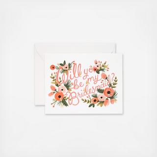 Will You Be My Bridesmaid Card