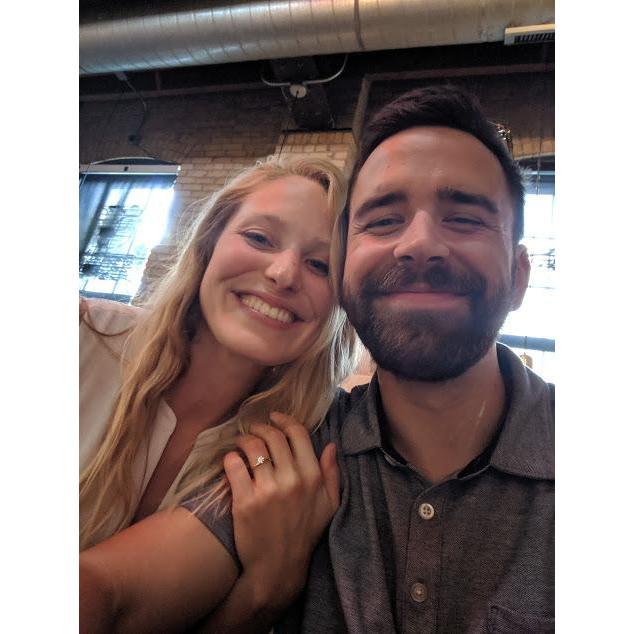 After Ben proposed, we had some guacamole and margaritas at El Jefe, and then walked to eat at one of our favorite burger joints, JL Beers!