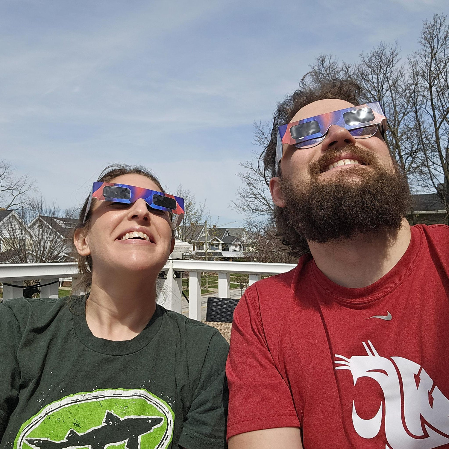 April 2024 | Watching the solar eclipse together!