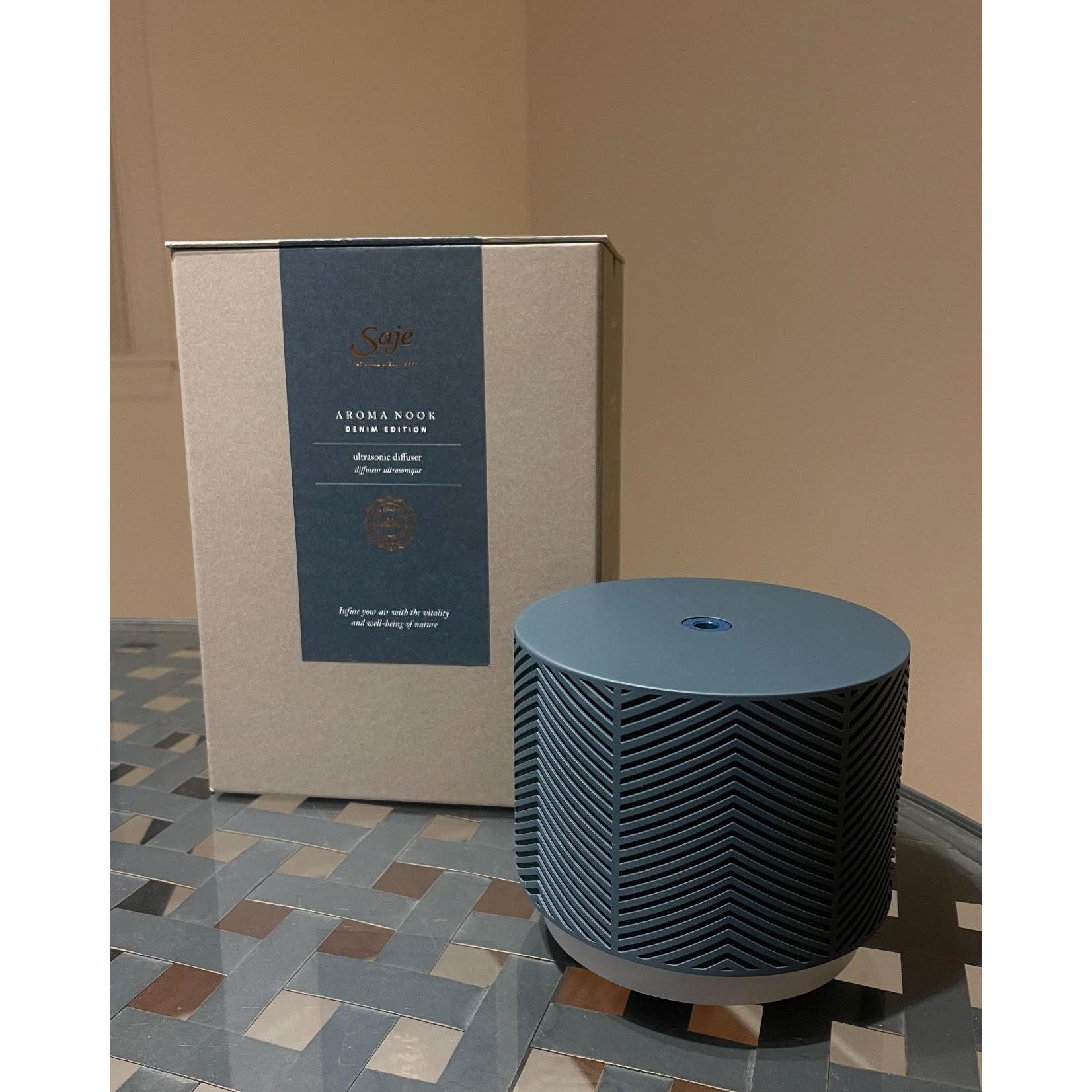 Saje Aroma Nook Diffuser | Denim Cool Mist Diffuser