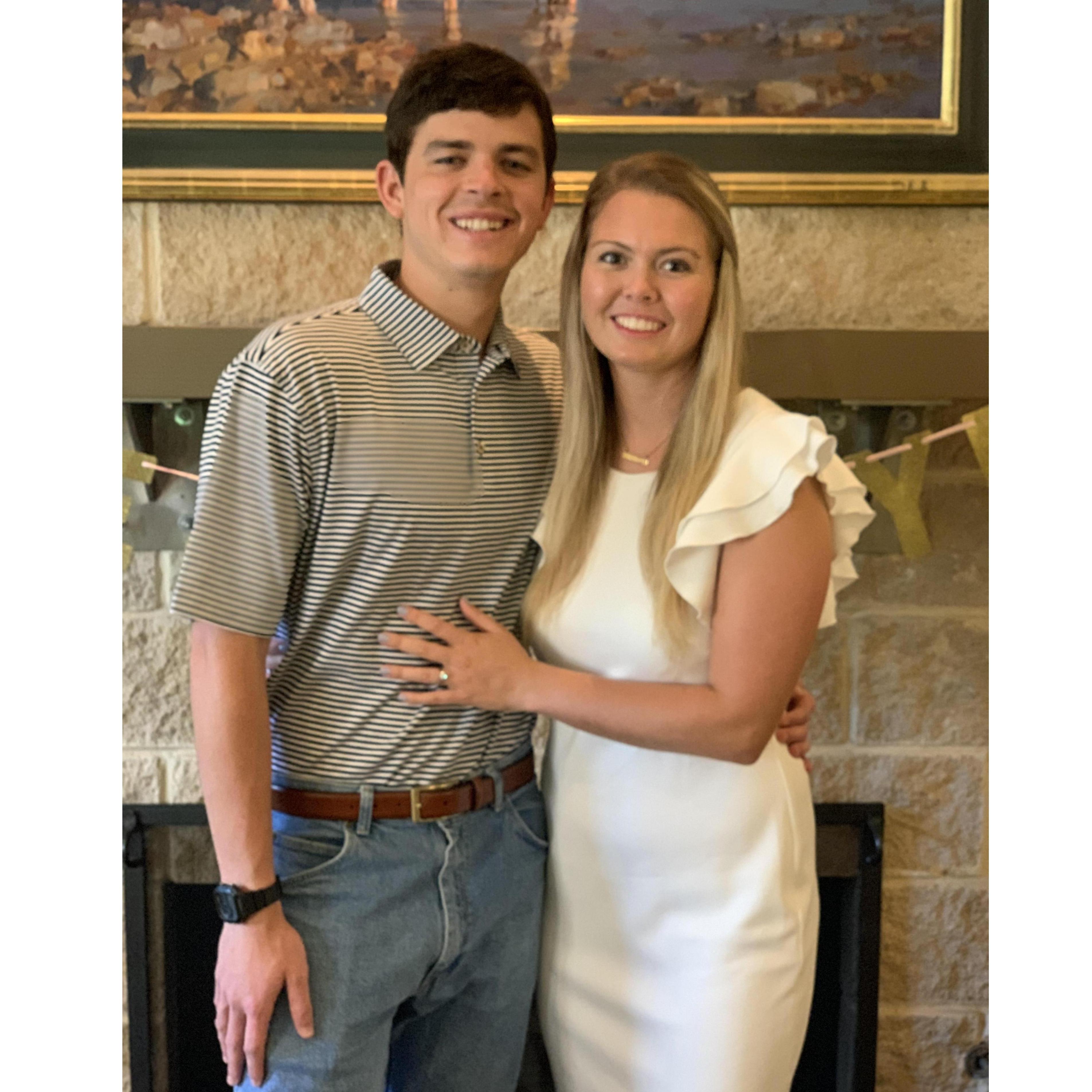 We are engaged.