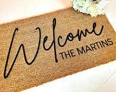 Custom Welcome Mat-Personalized Welcome...