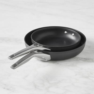 Calphalon Premier Space-Saving Hard-Anodized Nonstick Fry Pan Set, 8" and 10"