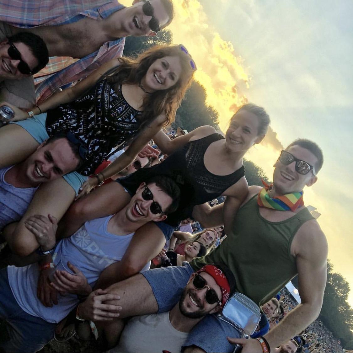 Sunset at our favorite Atlanta Music Festival