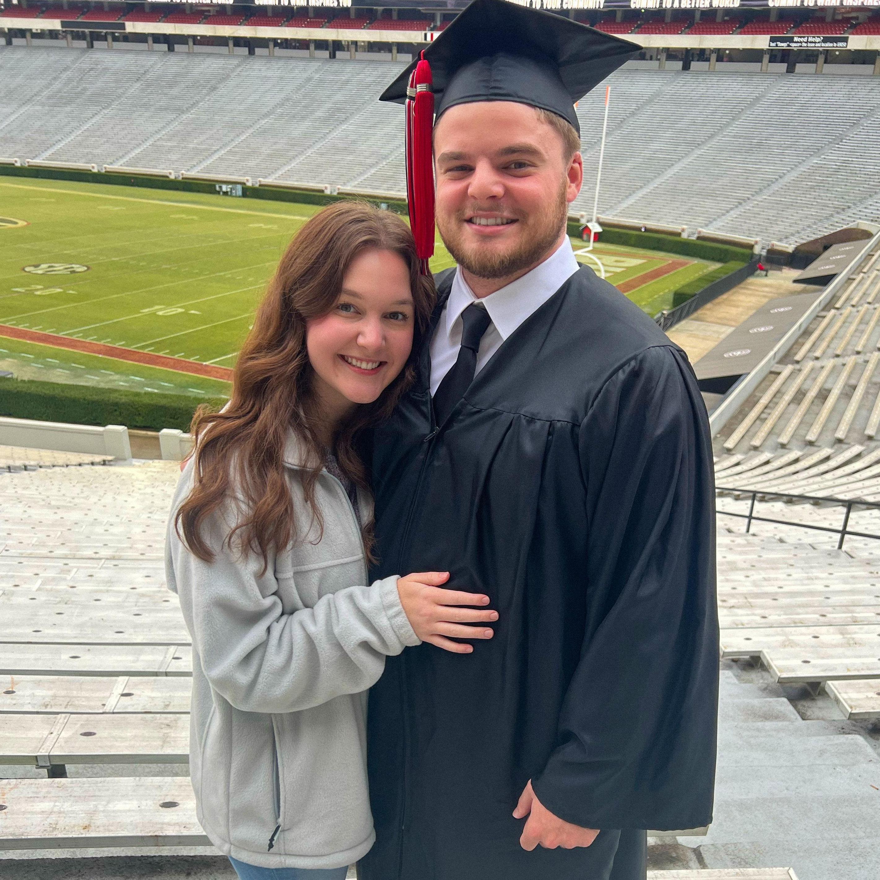 December 2021 - Chris Graduated early!