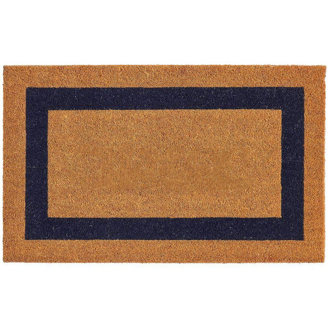 Picture Frame Doormat, 30" x 48", Navy