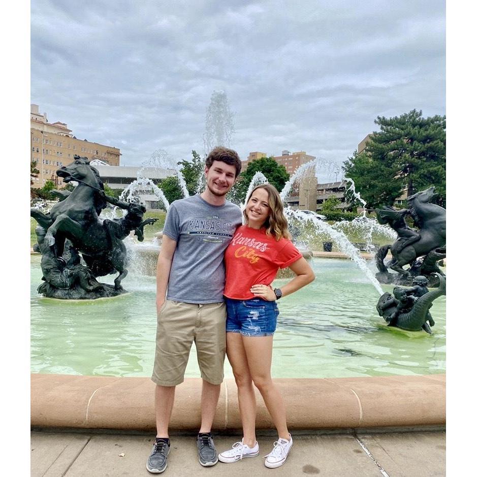 Justin's first trip to Kansas City!