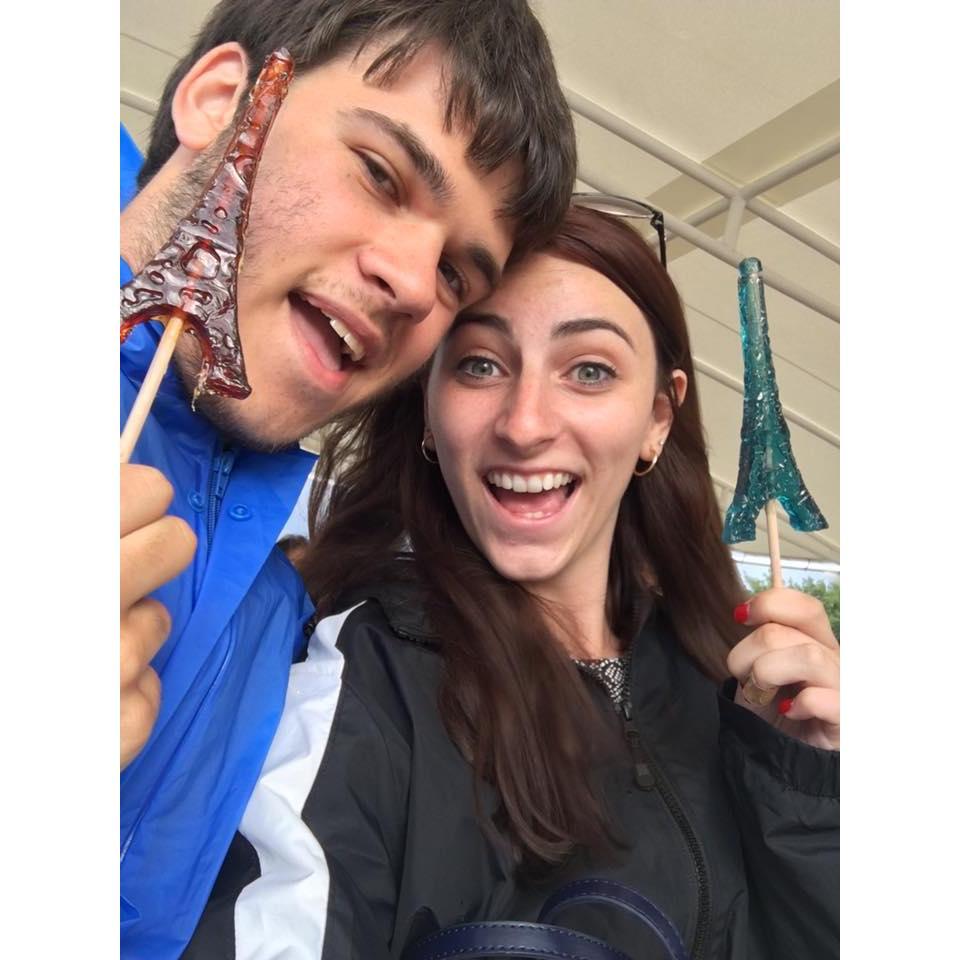 We went to the Eiffel Tower!  It is far too tall.