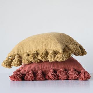 Woven Cotton Slub Pillow