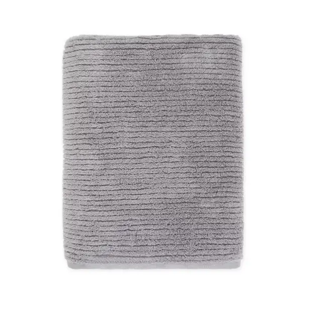 O&O by Olivia & Oliver™ Turkish Ribbed Modal Bath Sheet in Grey