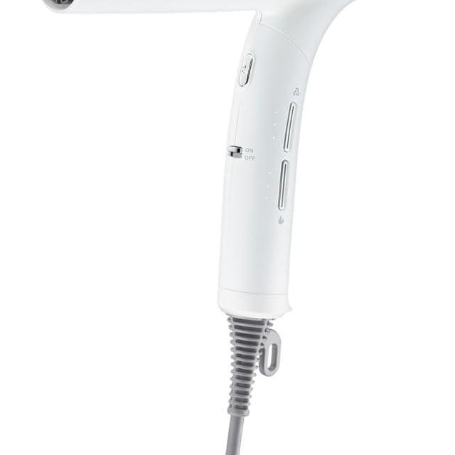 Neuro by Paul Mitchell Dry+ Folding Professional Travel Hair Dryer with Storage Bag, Lightweight + Portable, Black for Domestic Use, Pearlescent White with Auto Dual Voltage for International Travel
