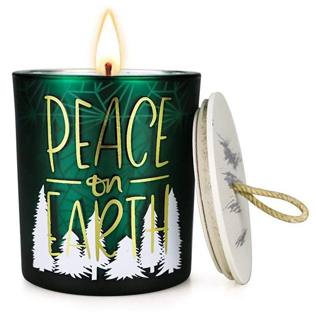 Frasier Fir Candle, 8 oz Soy Wax Large Jar Candle Scented Candles for Home, Women Gift, Holiday, Home Decoration, Birthday Gift, Thankgiving Day, Mother Day, Housewarming Gift, Christmas Decoration