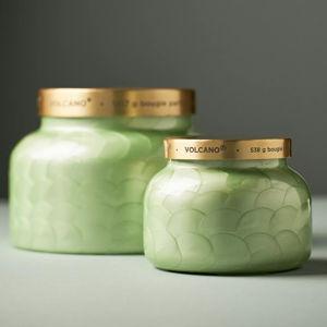 Capri Blue Volcano Green Capiz Jar Candle