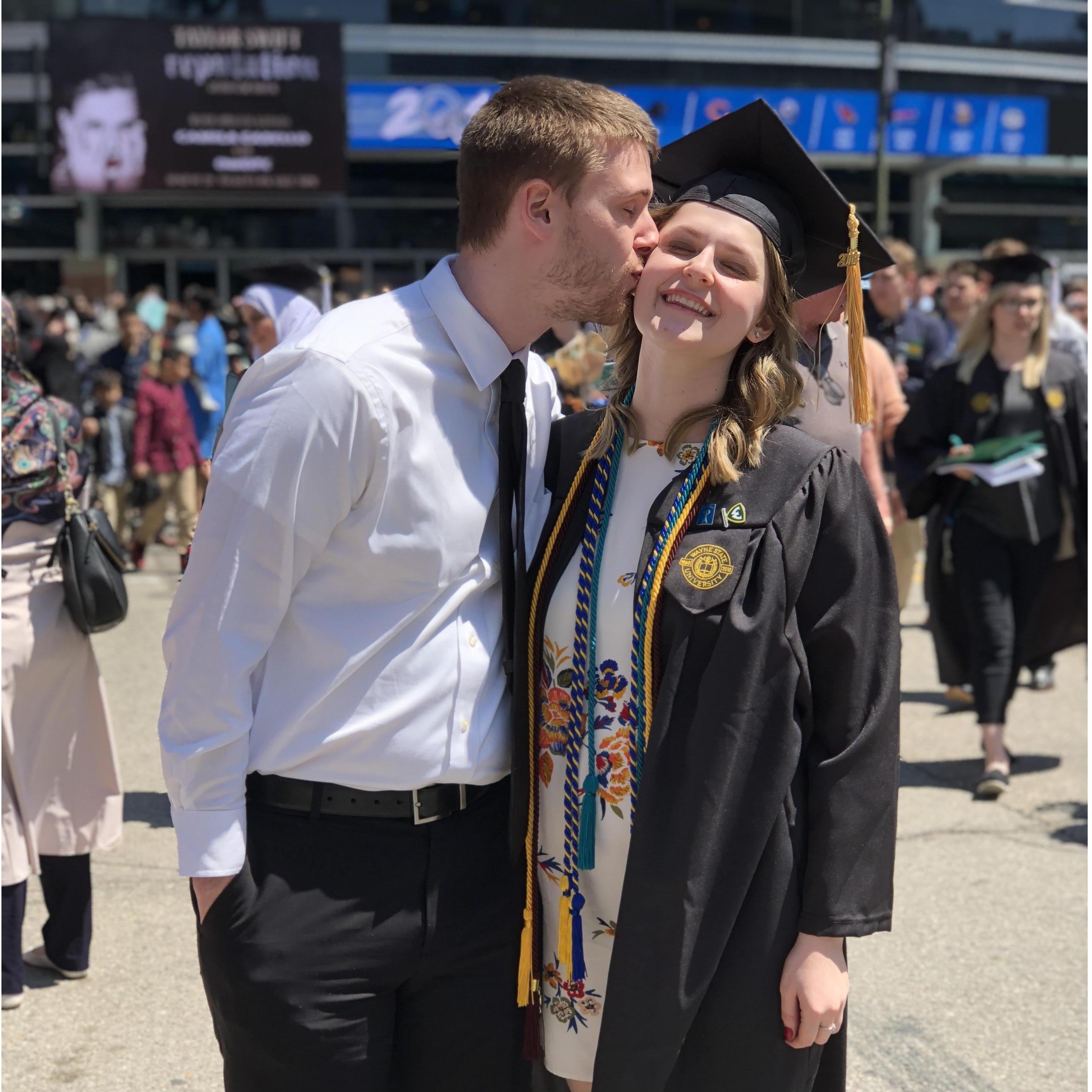 Ella's BSW graduation. Spring 2018