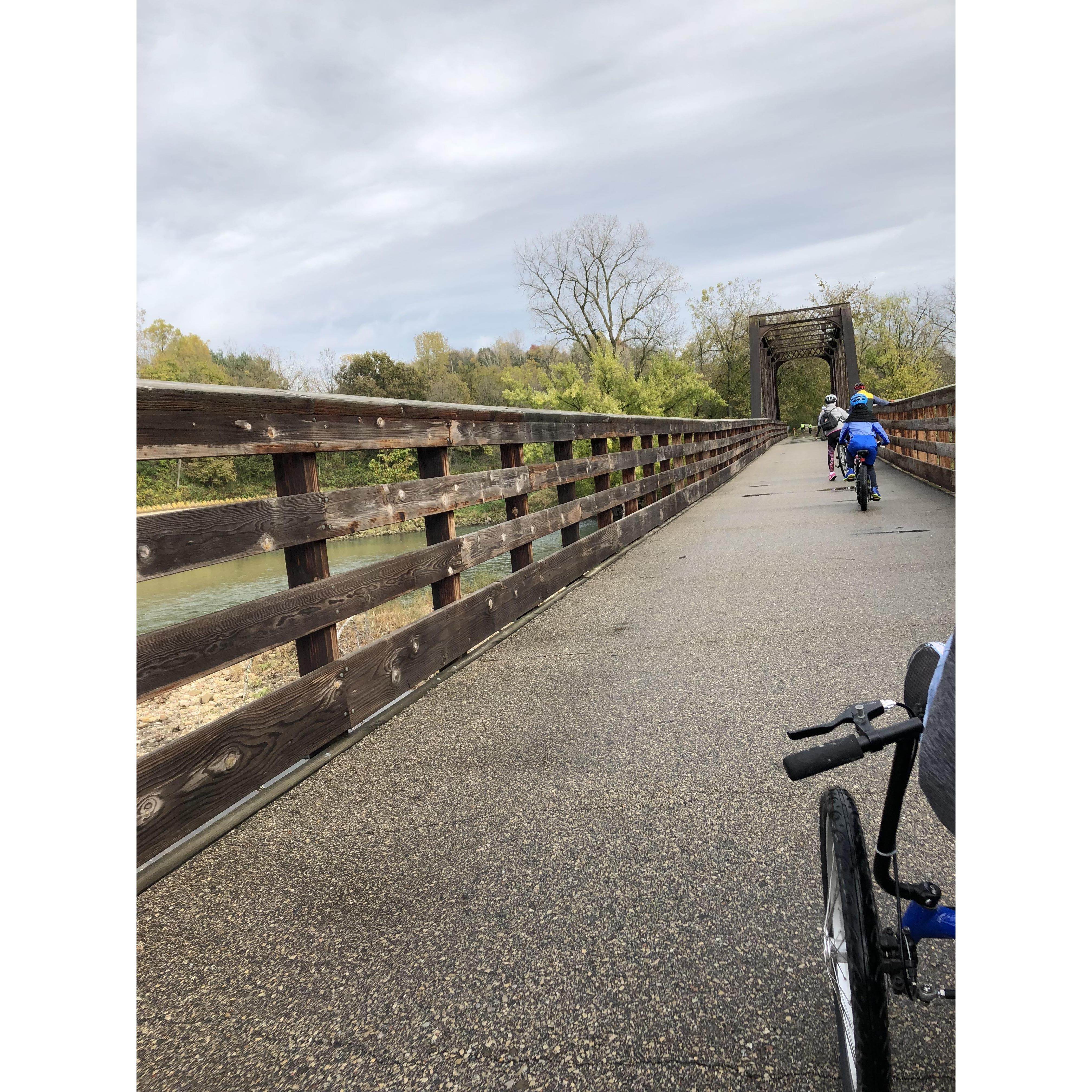 Awesome biking and camping trip in Lanesboro MN