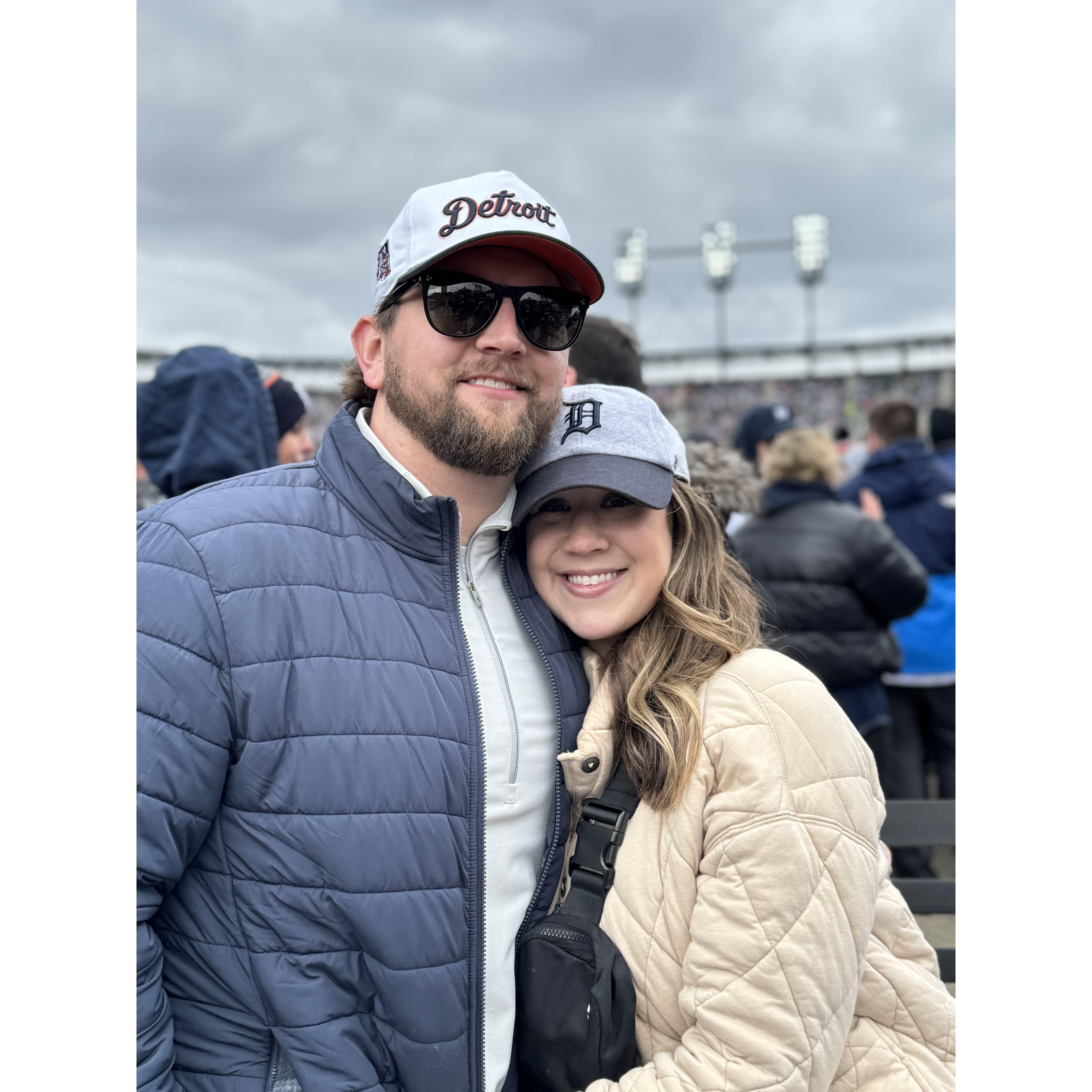 April 2024: Tigers game