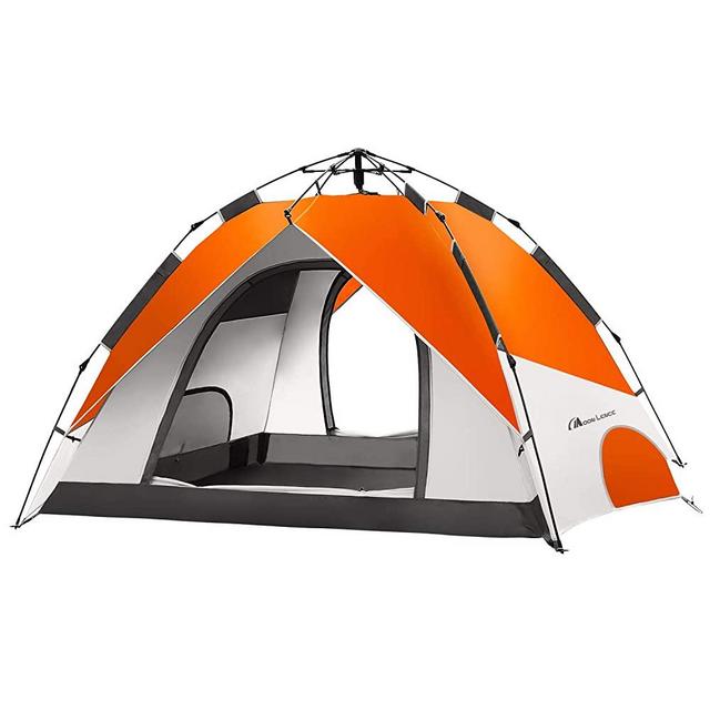 MOON LENCE Pop Up Tent Family Camping Tent 4 Person Tent Portable Instant Tent Automatic Tent Waterproof Windproof for Camping Hiking Mountaineering