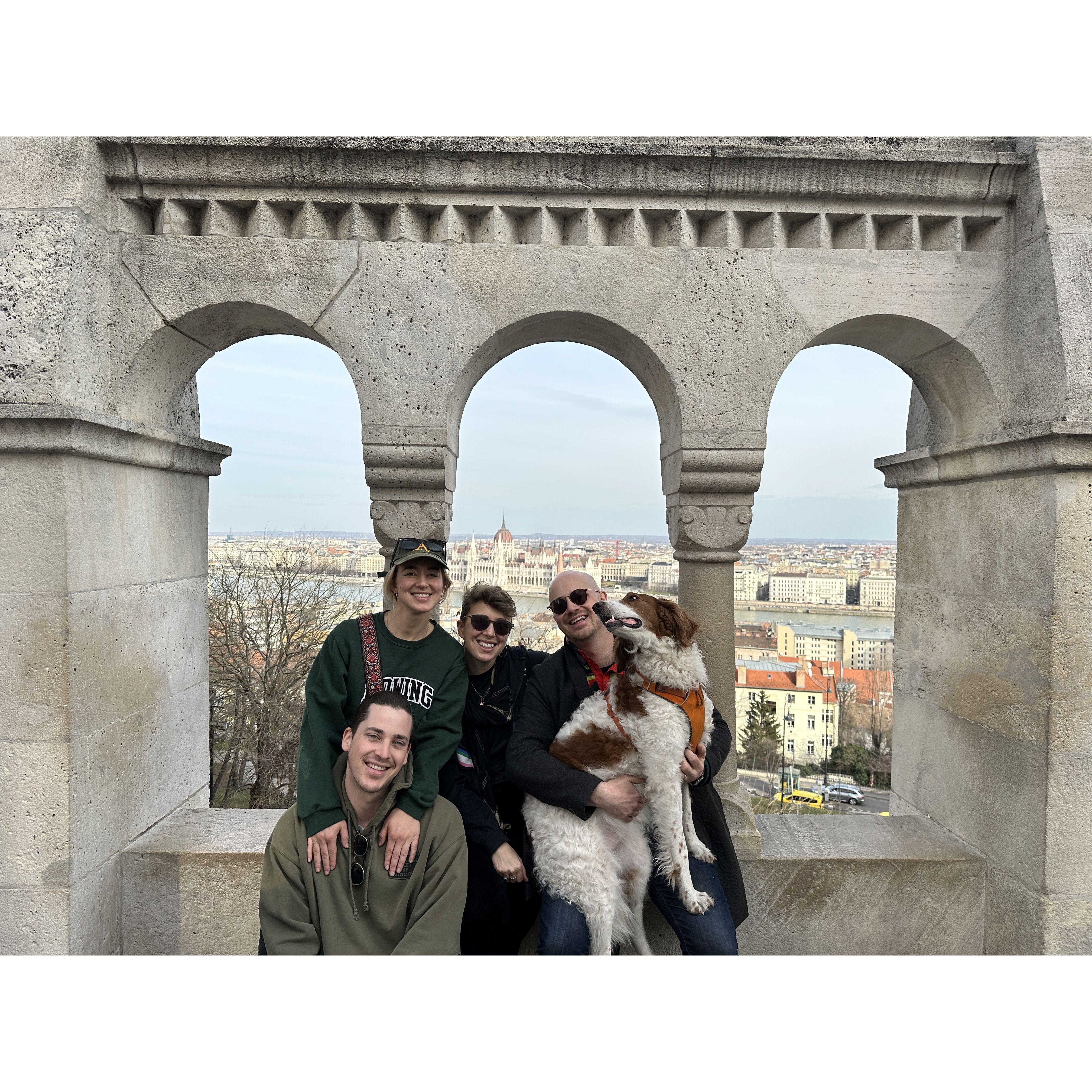 We love Buda visits from Tim, Sio and Babette!