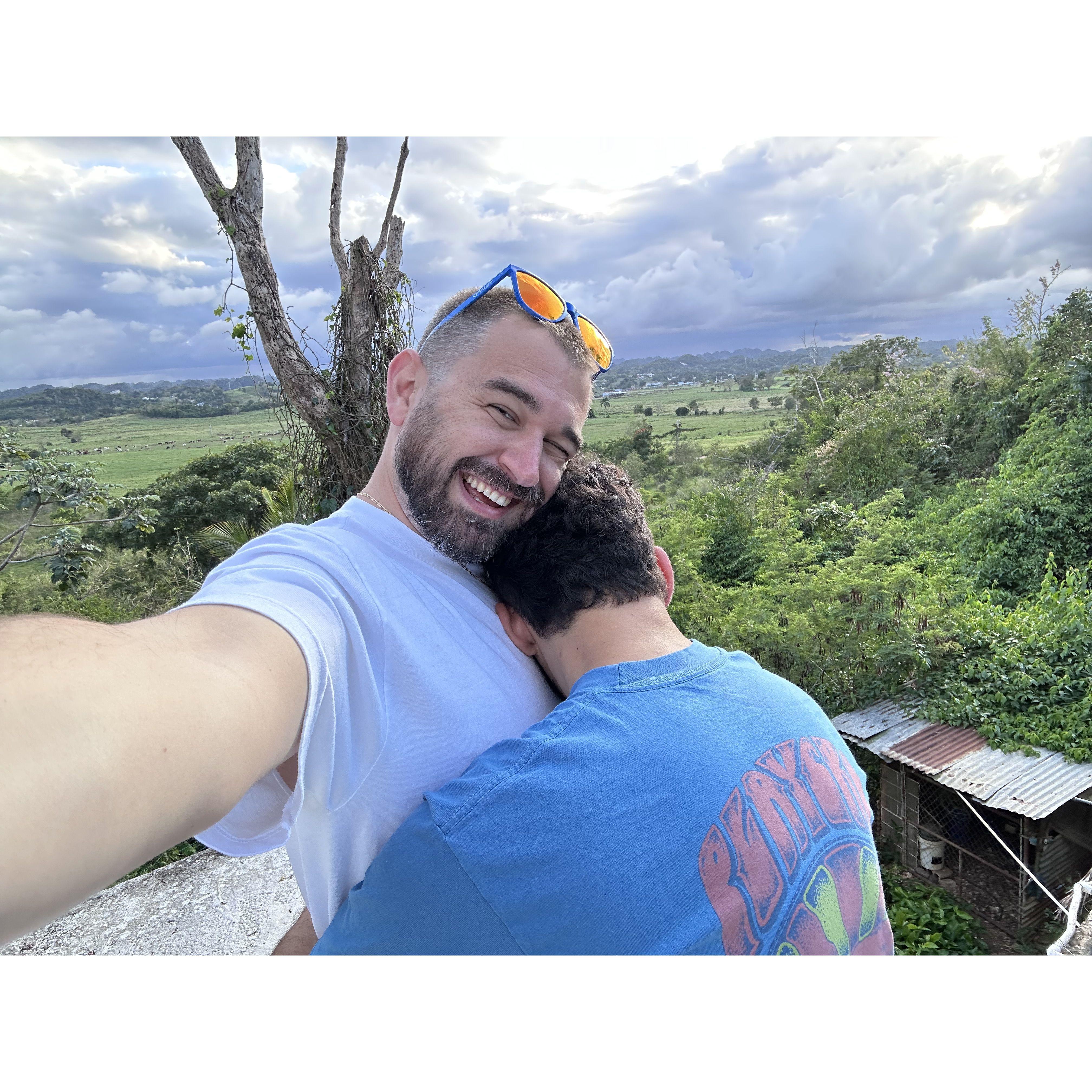 Getting to spend time at Jordan's home in Puerto Rico
