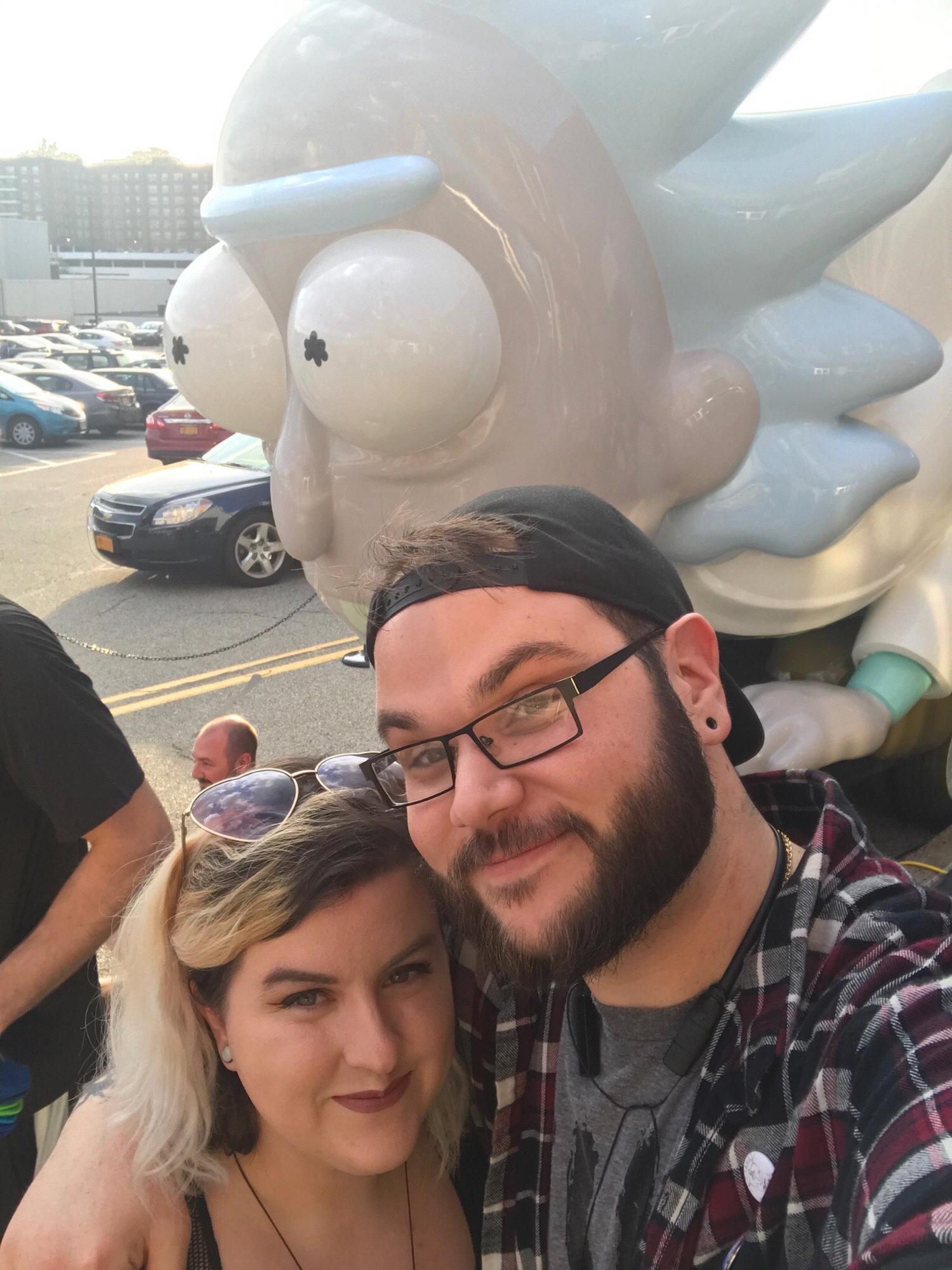 The Rickmobile outside of Alamo Yonkers, 2017