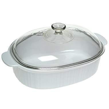 CorningWare French White 4-Quart Covered Casserole