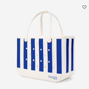 Original Bogg Bag - mykonos blue stripe