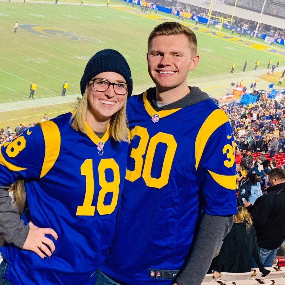 We love to go to sporting events together.