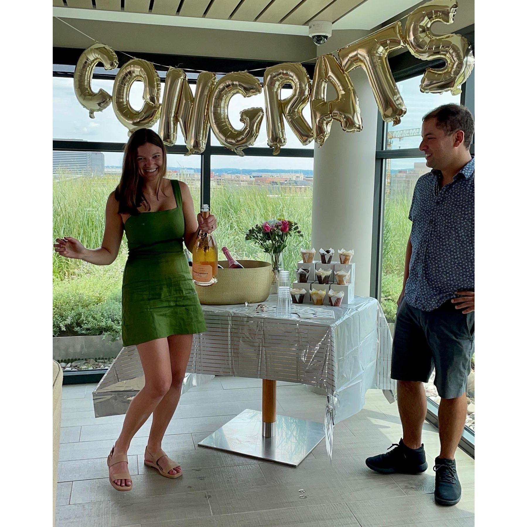 July 2022: CONGRATS TO US FOR BEING ENGAGED!