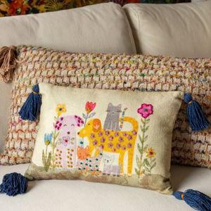 Boho Cotton Tassel Pillow - Pets