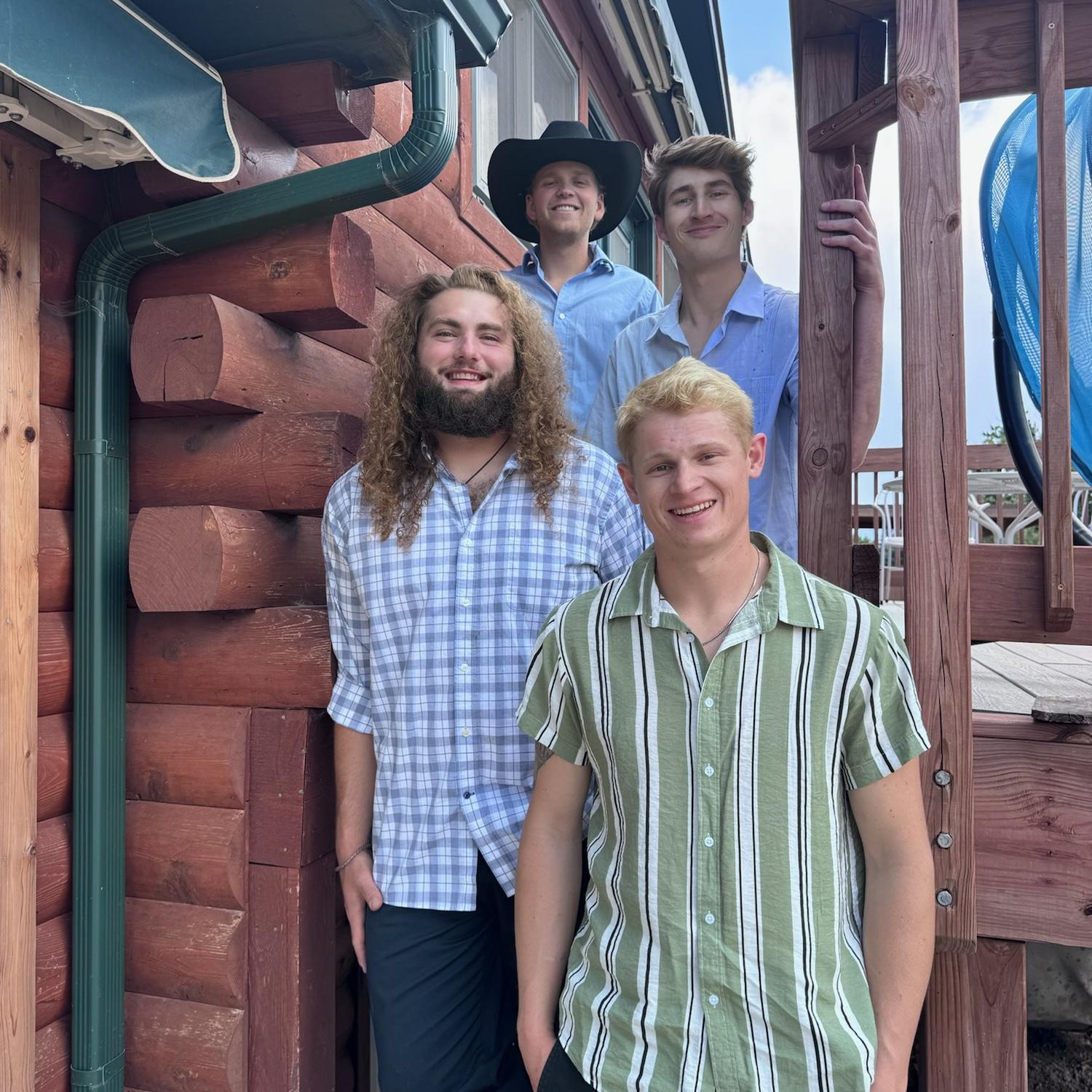 the handsome gentleman of the bridal party