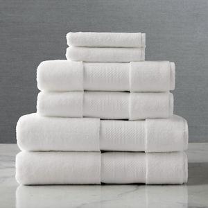 Frontgate Resort Collection Bath Towels - White, 6-piece set