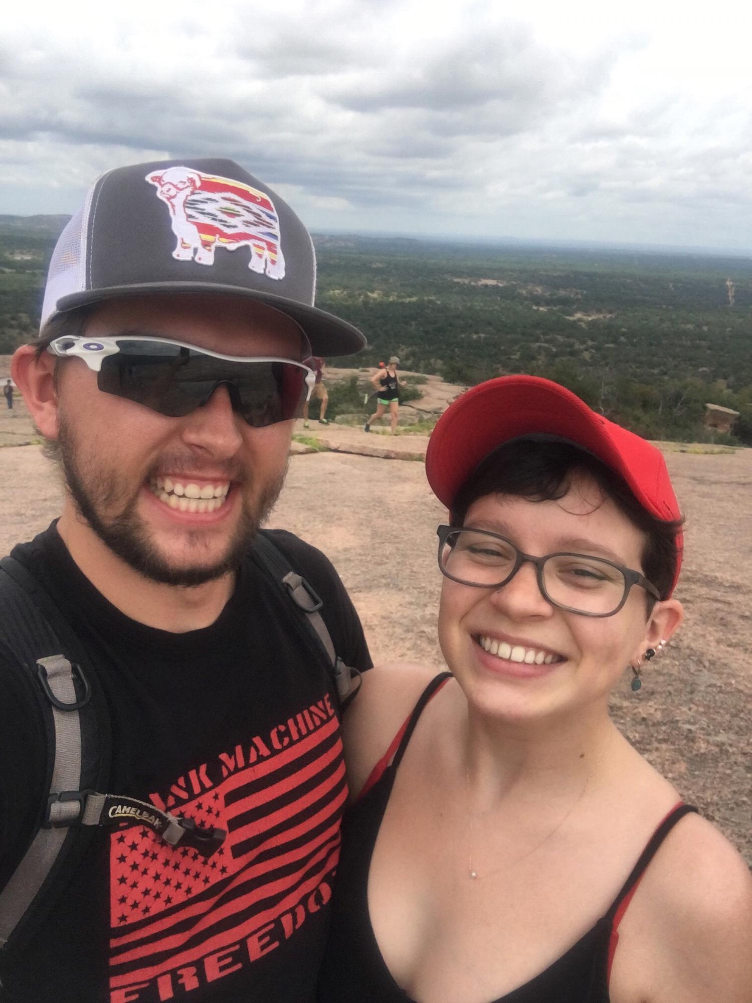 conquering Enchanted Rock!