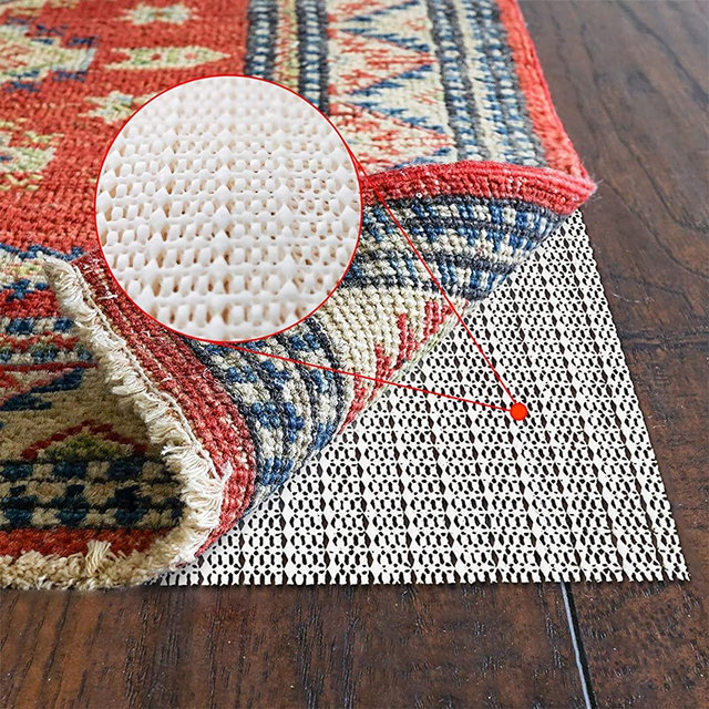 SHAREWIN 8x10 Non-Slip Area Rug Pad Gripper for Any Hard Surface Floors Keep Your Rugs Safe and in Place