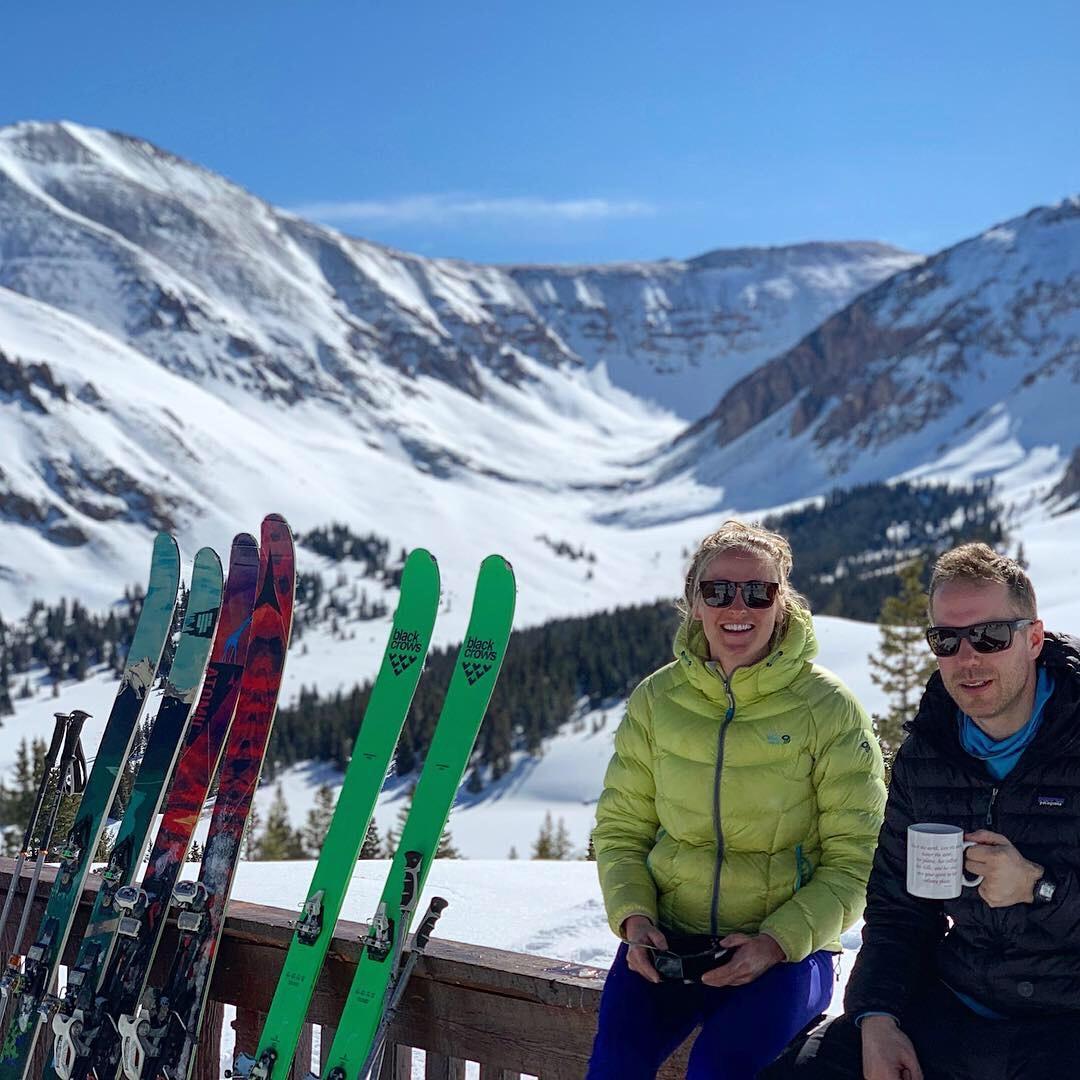 Morning coffee at a yurt- Leadville, CO