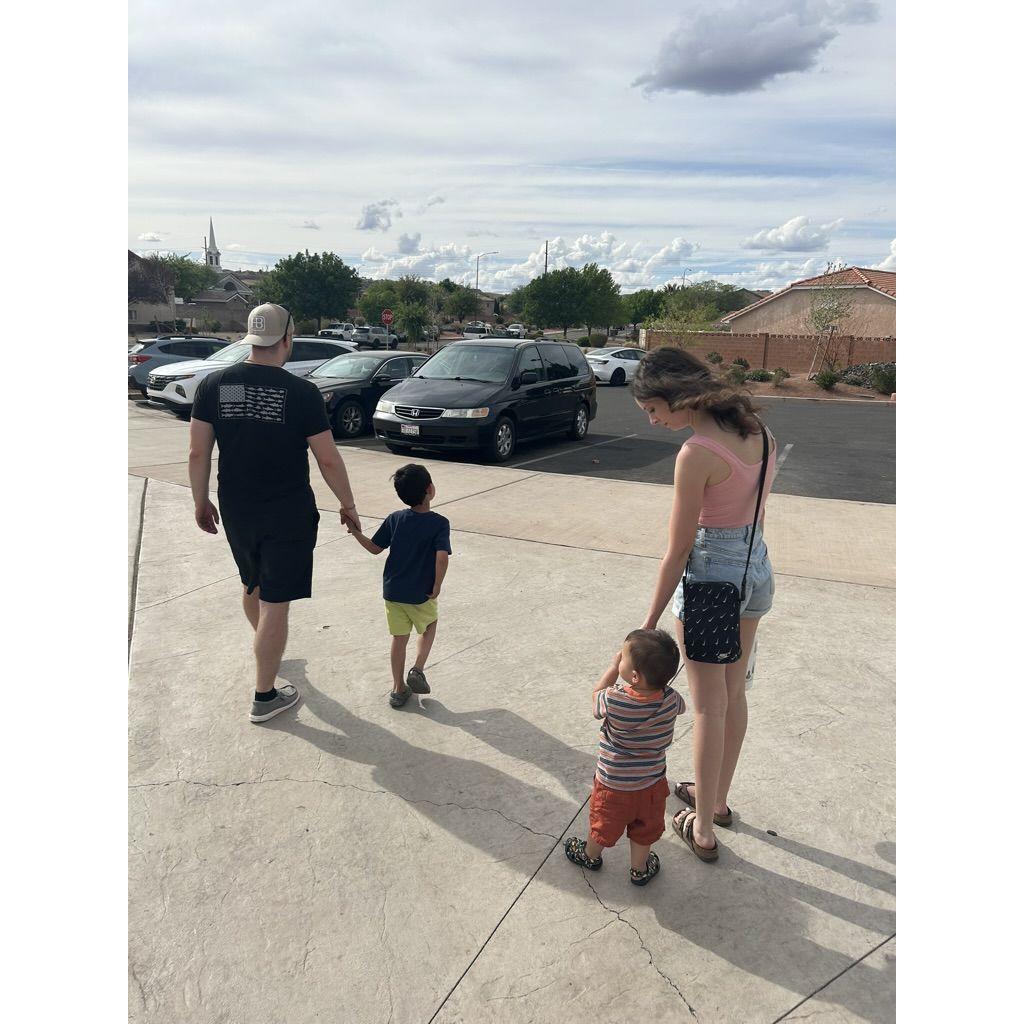 Visiting a park with our nephews <3
