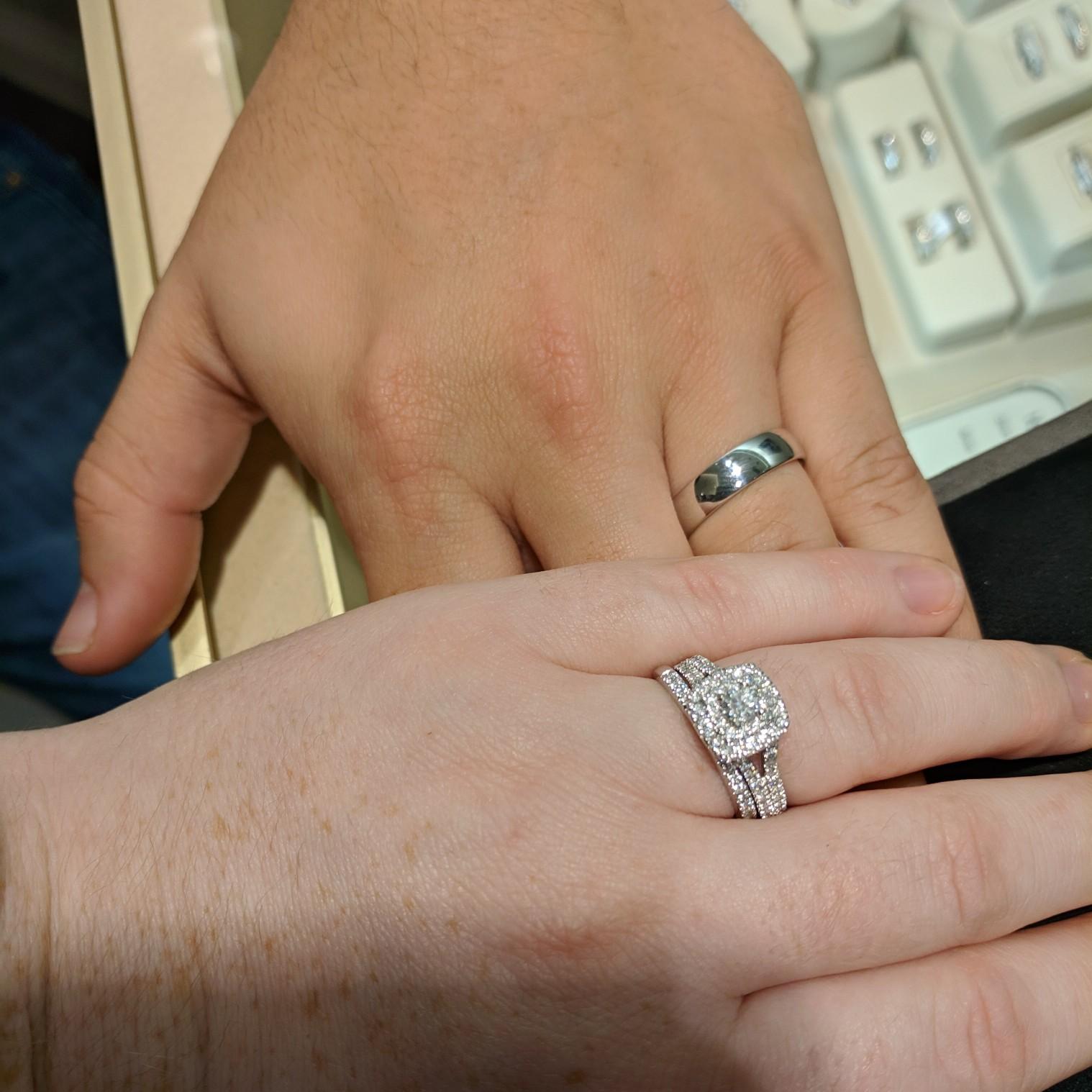 first time trying on rings