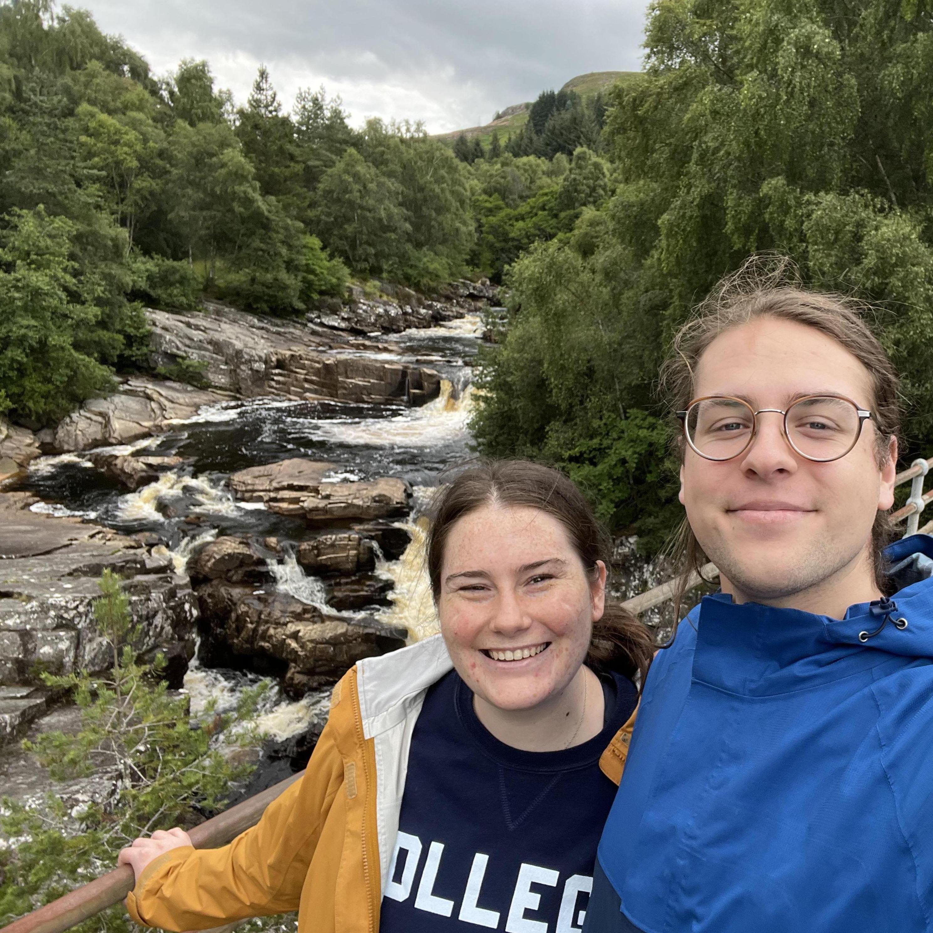 On a short walk in the Scottish Highlands.