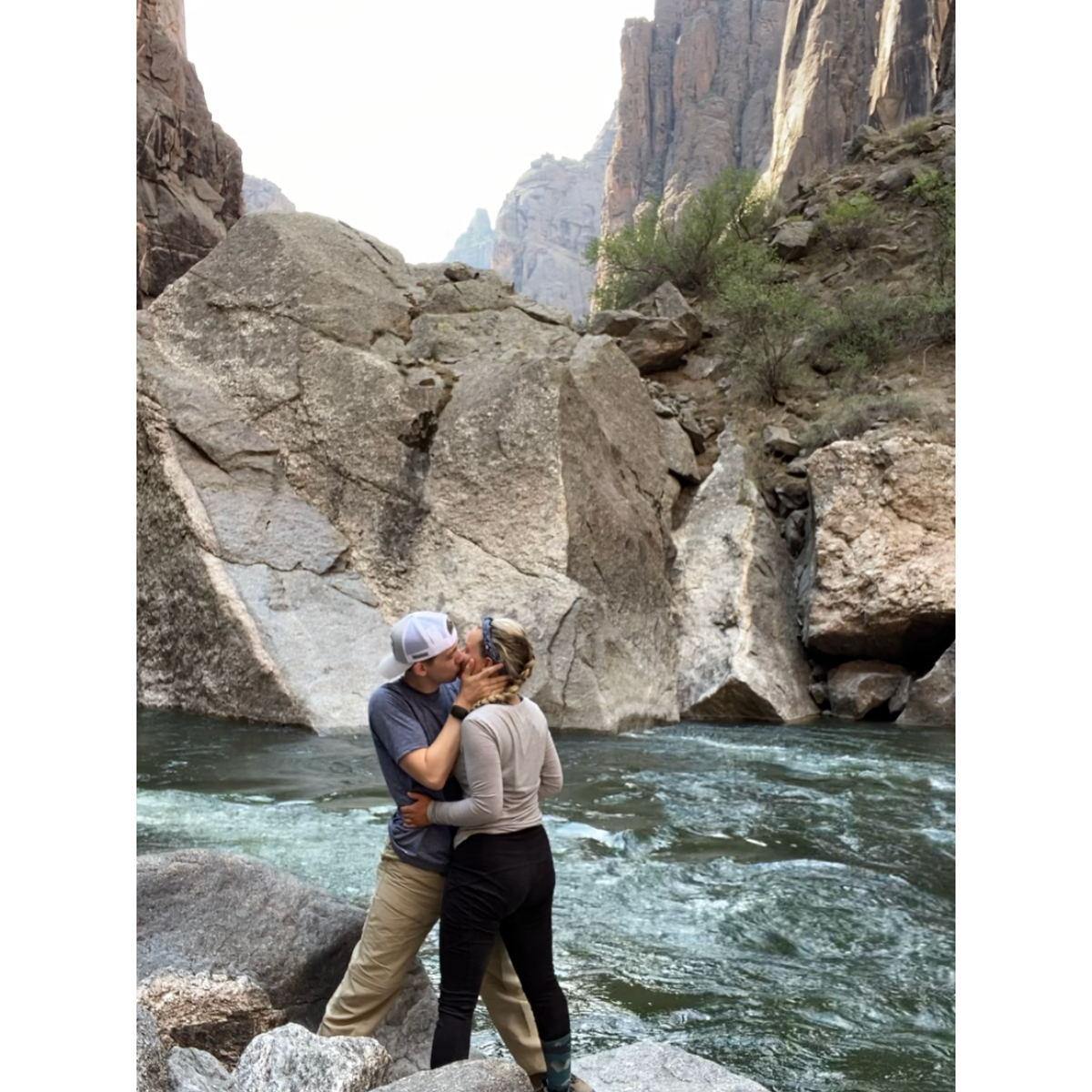 Our favorite adventure- hiking into the Black Canyon of the Gunnison in Colorado!