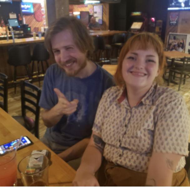 From the night we first said "I love you". We were attending Trivia Night and of course came in last.